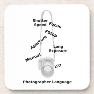 Photographer Language Coaster