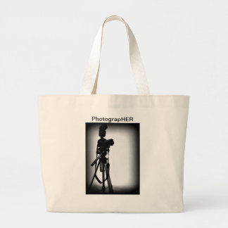 PhotograpHER Large Tote Bag