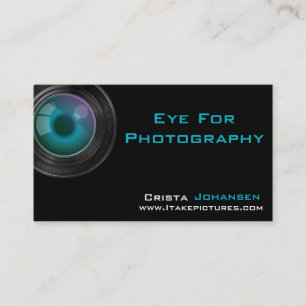 Photographer Lens Business Card Template