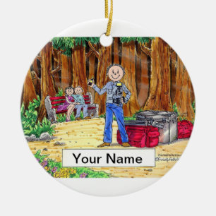 Photographer - Male Ceramic Tree Decoration