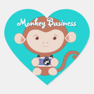 Photographer Monkey Stickers