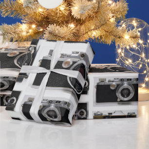 Photographer Old Vintage Cameras Wrapping Paper