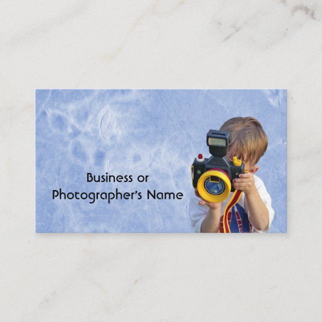 Photographer or Camera Store humourous Business Card (Front)