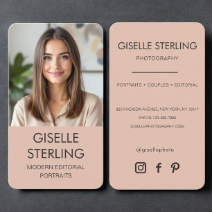 Photographer Photo Business Card