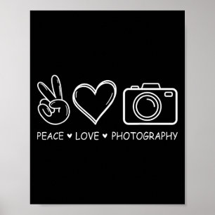 Photographer Photo Harmony - Peace Love Photograph Poster