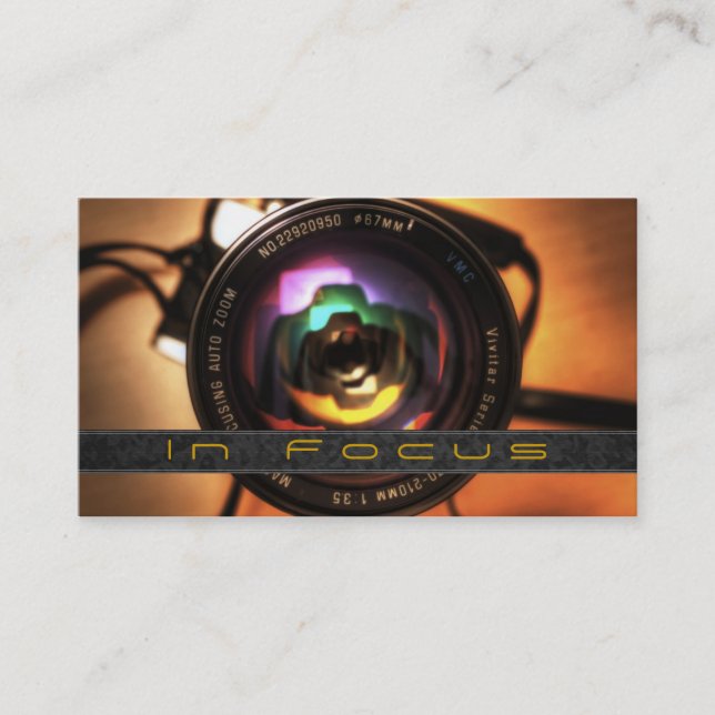 Photographer, Photography Business Card (Front)