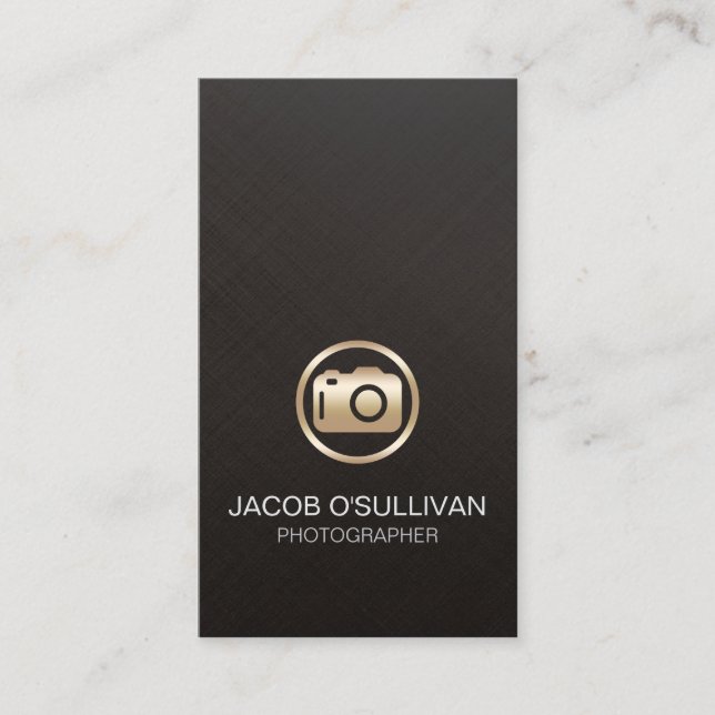 Photographer Photography Camera Business Card (Front)