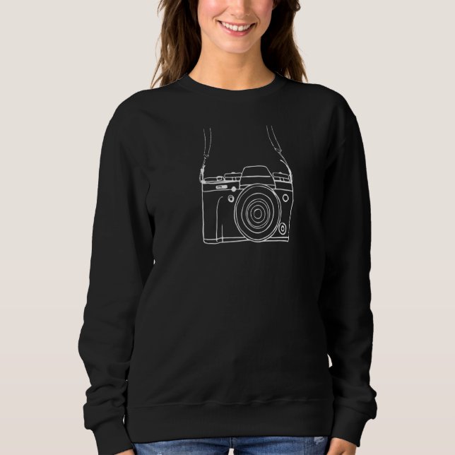 Photographer Photography Camera Sweatshirt (Front)