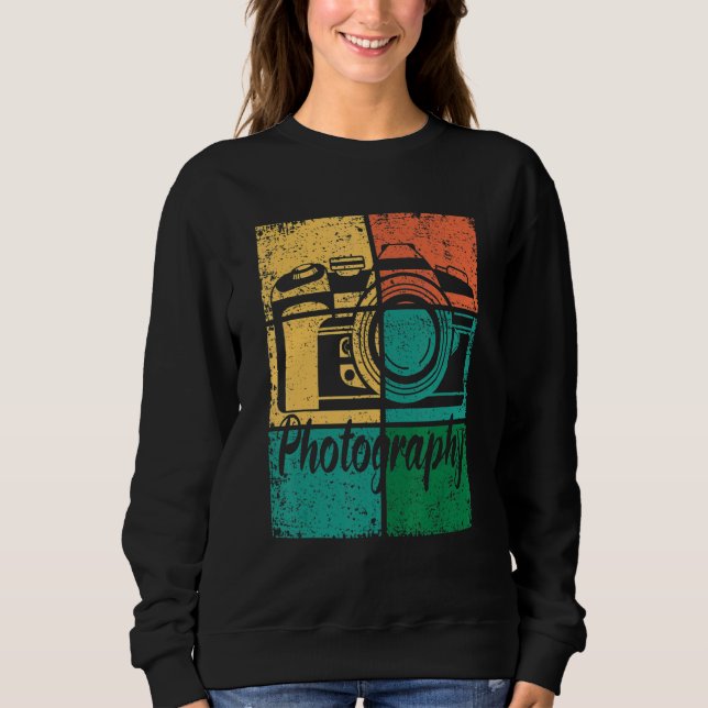 Photographer Photography SLR Camera Sweatshirt (Front)