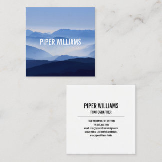 Photographer Photography Square Business Card