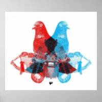 Photographer Pigeon Spy Screenprinted
