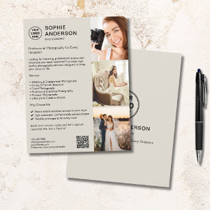 Photographer Professional Photography Business  Flyer