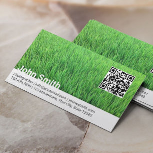 Photographer Professional QR Code Photography Business Card