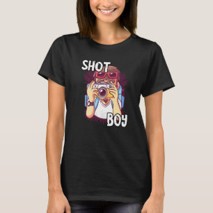 Photographer Shot Boy Photo Camera Lens Photograph T-Shirt