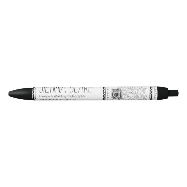 Photographer Studio Branding Gift Pen (Front)
