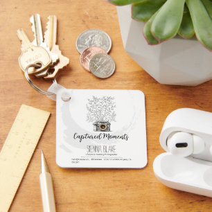 Photographer Studio Branding Keepsake or Employee Key Ring