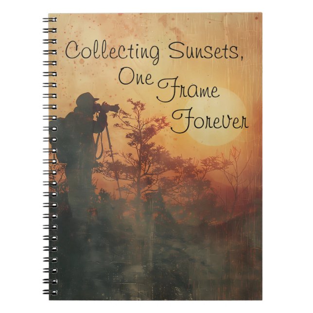 Photographer Sunset Journal (Front)
