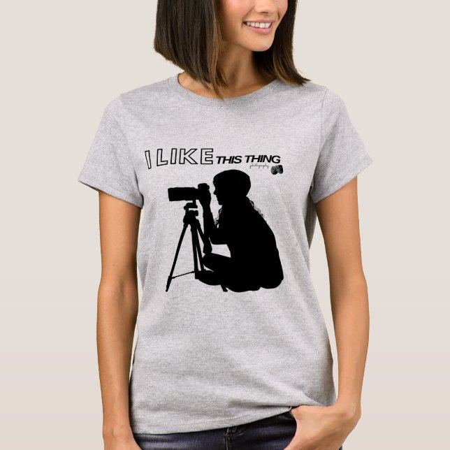 Photographer t-shirt i like photography , gifts (Front)