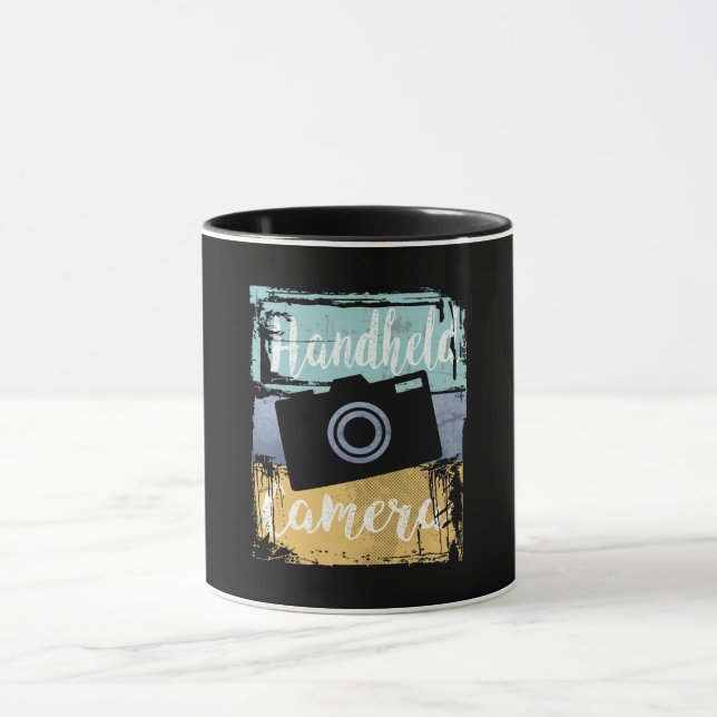 Photographer Tee - Vintage Retro Camera Mug (Center)