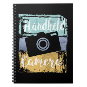 Photographer Tee - Vintage Retro Camera Notebook