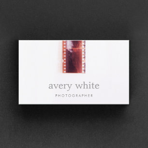 Photographer Vintage Camera Film Business Card