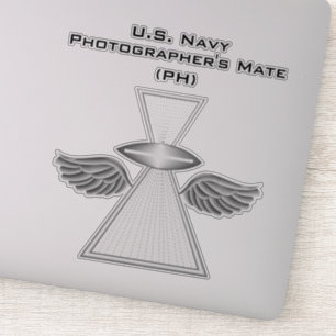Photographer's Mate (PH) w/wings Sticker 