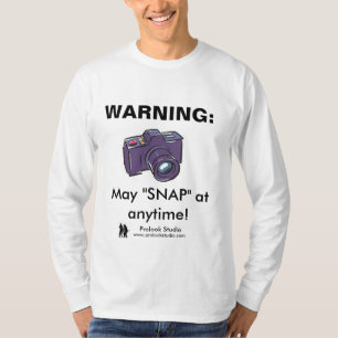 PHOTOGRAPHER'S WARNING T-SHIRT