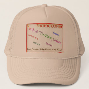 Photographers with transparent background trucker hat