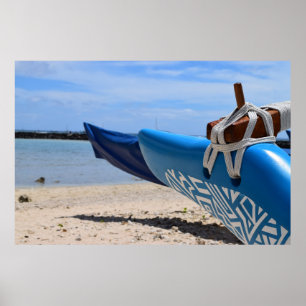 Photographic Art - Outrigger in Waikiki Poster