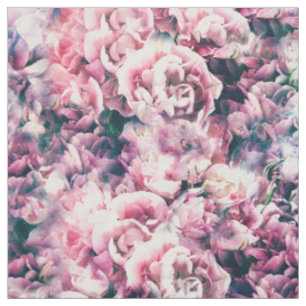 Photographic Floral Fabric