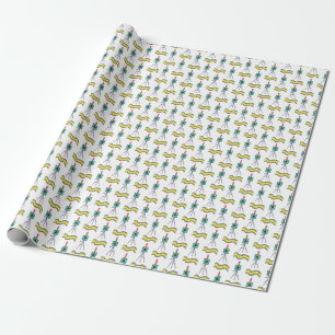 Photographic Journey: Vintage Camera Pattern Wrapping Paper
