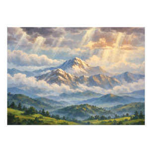 Photographic Landscape Art Edited (Better Quality) Photo Print