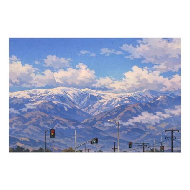 Photographic Landscape Art Edited (Better Quality) Photo Print (Front)