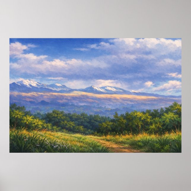 Photographic Landscape Art Edited (Better Quality) Poster (Front)