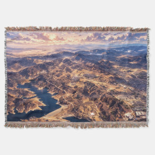 Photographic Landscape Art Edited (Better Quality) Throw Blanket