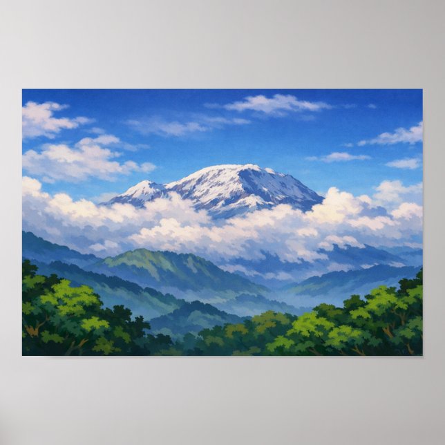 Photographic Landscape Art Edited Poster (Front)