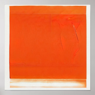 Photographic Memory Orange Poster