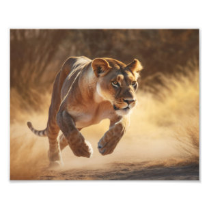Photographic Print-Lioness Photo Print