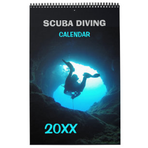 Photographic Scuba Diving Diver 2027 Calendar