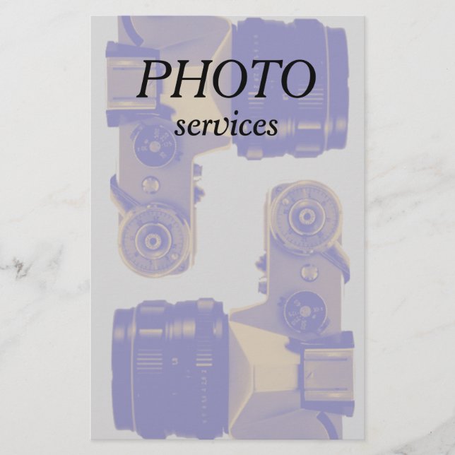 Photography and image graphic profession flyer (Front)