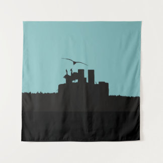 Photography backdrop Seagull and Great Blue Heron  Tapestry