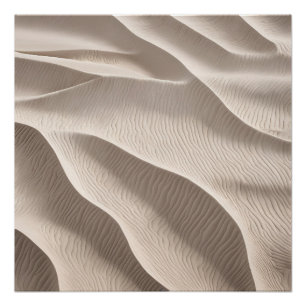 Photography Beach Sand Beige Neutral soft Poster