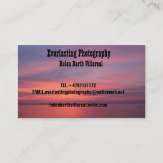 Photography Business Card