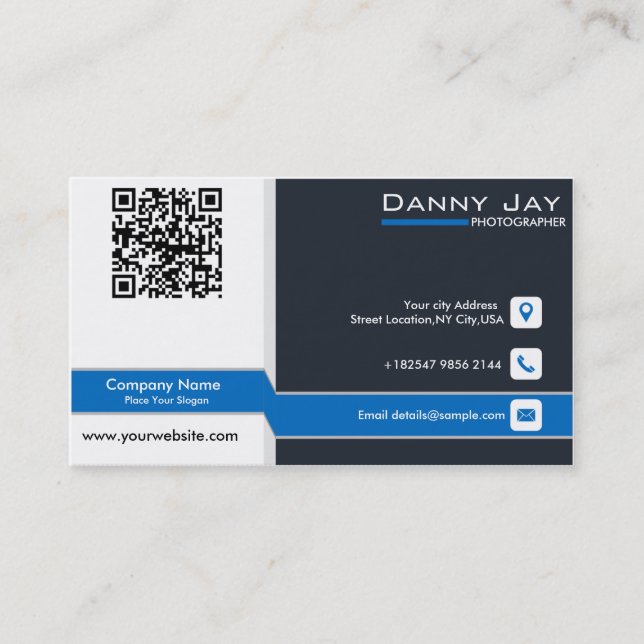 Photography Business Card, 3.5" x 2.0", 100 pack Business Card (Front)