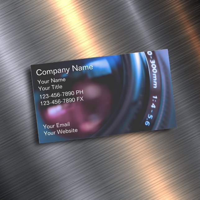 Photography Business Card Magnets (Creator Uploaded)