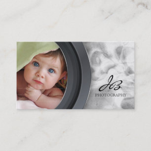 Photography Business Card Smoky Lights