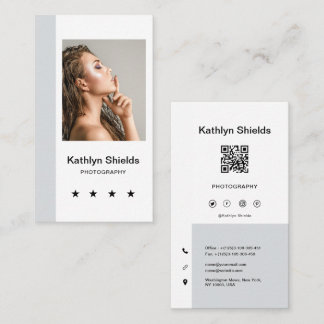 Photography Business Card | Vertical Photo Cards