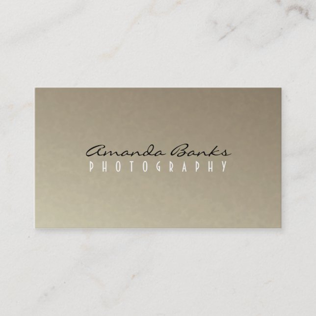 Photography - Business Cards (Front)