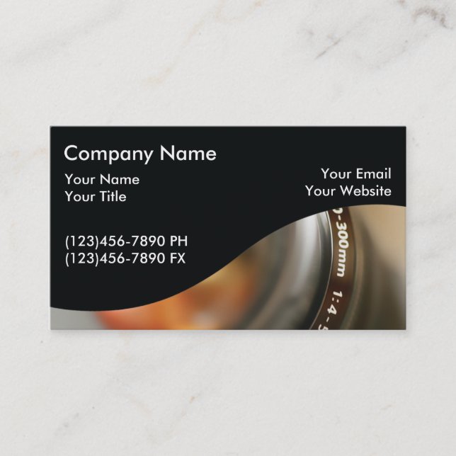 Photography Business Cards (Front)