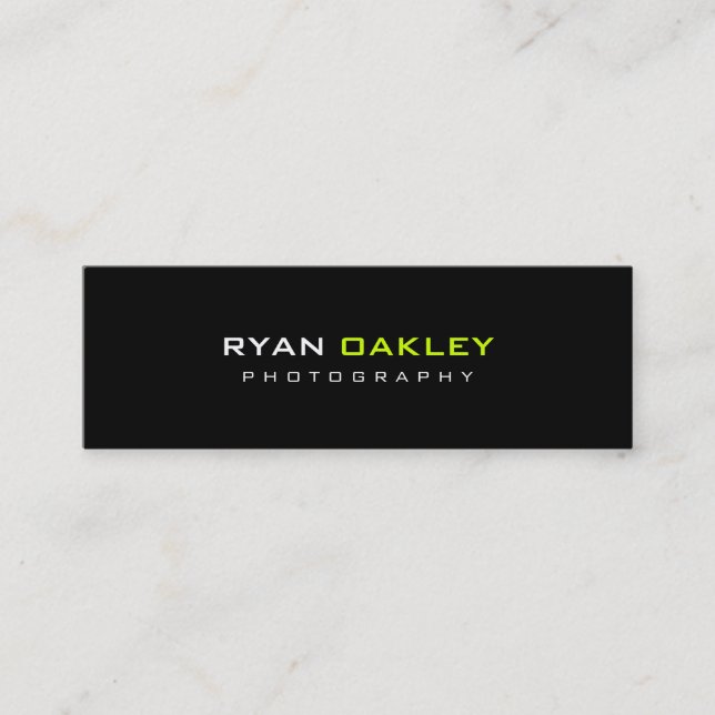 Photography - Business Cards (Front)